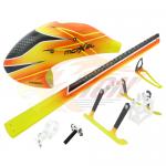 BLADE mCPXBL - G Fiberglass Fuselage Combo 09/w Aluminum Part (Use with Stock Frame)