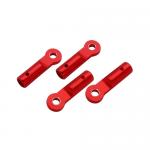CNC AL Tail Boom Support End Set (Red) - Blade 130X/200SRX/180CFX ɼ