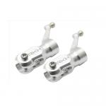 CNC AL Main Blade Grip Set (Silver) - Blade 180 CFX