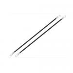 CNC AL Tail Boom Support Set (Silver) - Blade 180 CFX