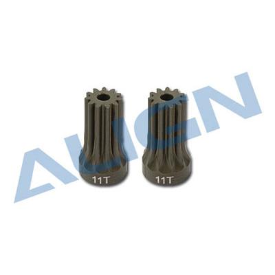 [�˾���ũ] H60167T [Align] T-Rex600 EP Motor Pinion Gear (11T*2)