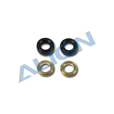 �˾���ũ H50022T [Align] T-Rex500 Damper Rubber/Black 80��