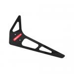 CNC Tail Vertical Fin Style 02 Set (Red) - Blade 450 3D/X