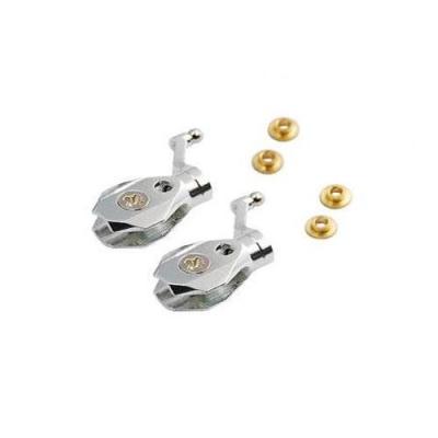 [�˾���ũ] MHEMCPX002 [MH] Precision CNC Aluminum Main Blade Grip Set(Silver) for Blade mCP-X �ɼǺ�ǰ