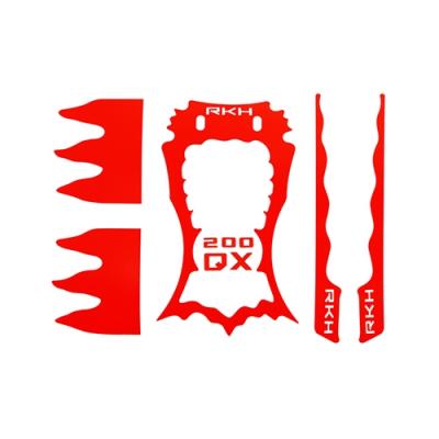 [�˾���ũ] 200QXSK-R Sticker Skin for CNC Advanced Upgrade Kit (Red) - Blade 200 QX  �ɼ�