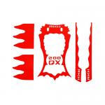 Sticker Skin for CNC Advanced Upgrade Kit (Red) - Blade 200 QX  �ɼ�
