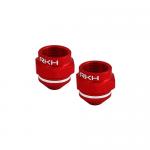 CNC AL Motor Nut Set (Red) - Blade 200 QX