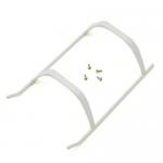 Landing Gear w/ Hardware, White: 200 SR X