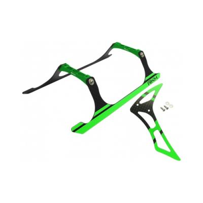 [�˾���ũ] 230S999-BG CNC Landing Gear and Tail Fin Combo (Black-Green) - Blade 230 S �ɼ�