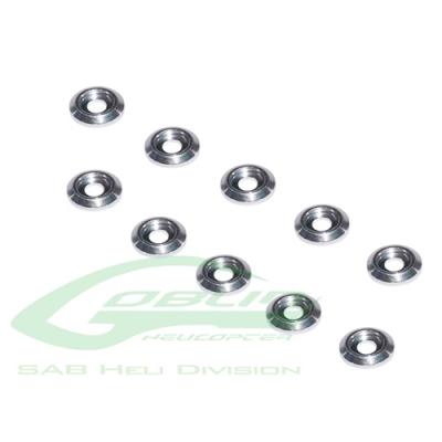 [�˾���ũ] H0255-S H0255-S - Aluminum Finishing Washer M2.5(10pcs) - Goblin 500/570