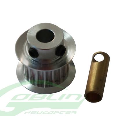 [�˾���ũ] H0215-18-S Aluminum Motor Pulley Z18 - Goblin 500/570 [H0215-18-S]