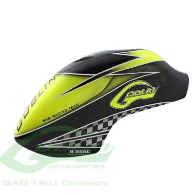 [�˾���ũ] H9038-S Canomod Airbrush Canopy SAB Yellow/Carbon - Goblin 570 [H9038-S]