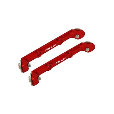 [˾ũ] 180CFX722-R CNC AL Landing Gear Base Set (Red) (Spare parts for 180CFX721) - Blade 180 CFX