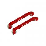 CNC AL Landing Gear Base Set (Red) (Spare parts for 180CFX721) - Blade 180 CFX