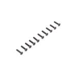 Flat Head Screws M2.5x12mm (10)