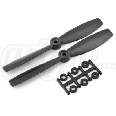 [�˾���ũ]  HQProp 6x4.5 Bullnose ����ġ BLACK 2pcs