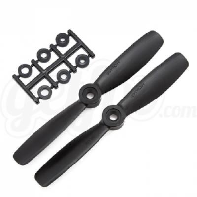 ¾Ë¾¾¹ðÅ© HQProp 5.5x4.5 Bullnose Á¤ÇÇÄ¡ Black 2pcs