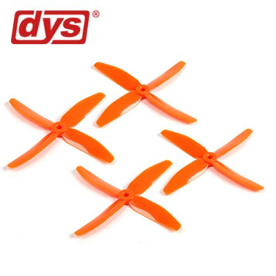 ¾Ë¾¾¹ðÅ© DYS ORANGE 5x4x4 5040 4-Blade Hi-Performance Prop FPV Propeller CW/CCW 4°³