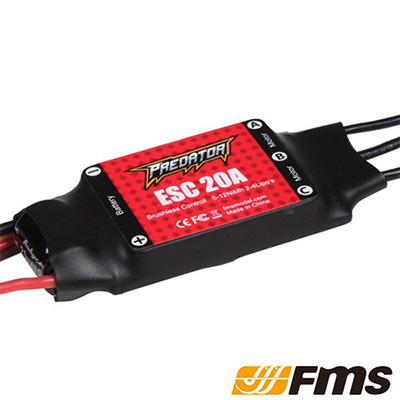 [�˾���ũ]  [FMS] �������� 20A �귯������ ���ӱ� - 2~4�� 5.5V 2A BEC ����