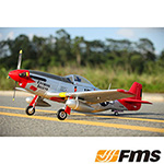 [FMS] P-51D V8 RED Tail 1400mm EPO PNP