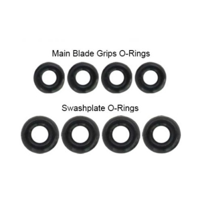 [˾ũ] 200SRX-OR [RAKONHELI] Head Rubber O-Ring Set - Blade 200SRX/S