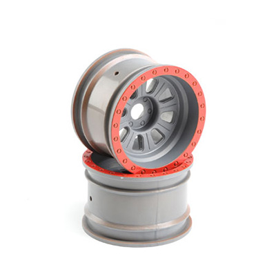 [˾ũ] LOS45027 [TEAM LOSI] Wheel, Silver (2): Super Rock Rey