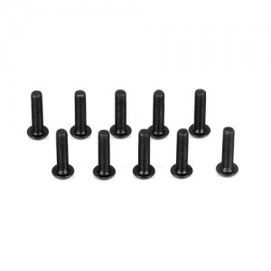 [TLR Racing] Button Head Screws, M3 x 12mm (10)