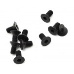 [TLR Racing] Flat Head Screws, M3 x 6mm (10)