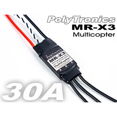 [˾ũ] PT-MR-X3-Wire [PT] MR-X3 ESC for Multicopters (30A/OPTO/Wire/6S)