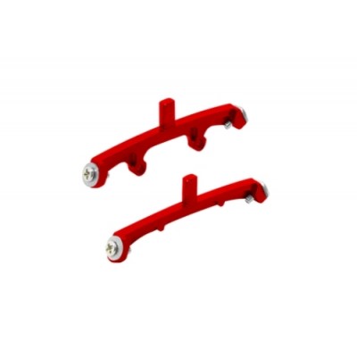 [˾ũ] mCP X726-R [RAKONHELI] Rakonheli CNC Aluminum Landing Gear Base Set