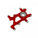 [RAKONHELI] Rakonheli CNC AL Upper Main Shaft Bearing Block (1) (Red) (for 130S452)