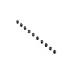 [TLR Racing] Flat Point Set Screws, M4x4mm (10)