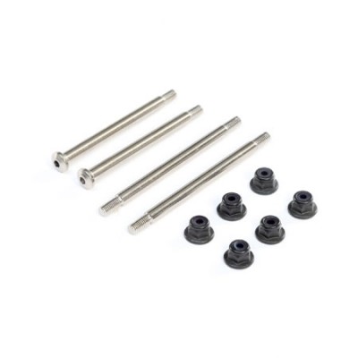 [˾ũ] TLR244044 [TLR Racing] Outer Hinge Pins, 3.5mm, Electro Nickel (2): 8X