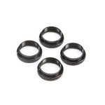 [TLR Racing] 16mm Shock Nuts, O-rings (4): 8X