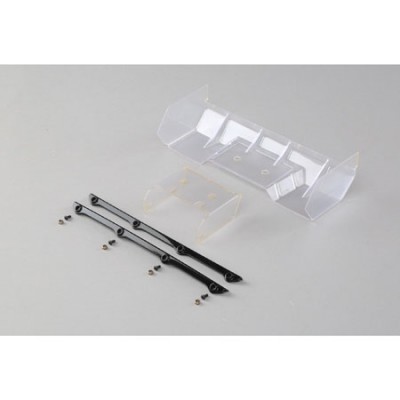 [�˾���ũ] TLR340004 [TLR Racing] Polycarbonate Wing, Pre Cut,Clear: 8/E/T 4.0 �ɼ�