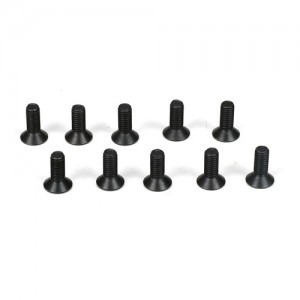 [TLR Racing] Flathead Screws, M3 x 8mm (10)