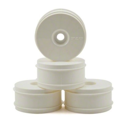 [�˾���ũ] TLR44001 [TLR Racing] 1/8 Buggy Dish Wheel, White (4): 8B 3.0,4.0 ��