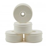 [TLR Racing] 1/8 Buggy Dish Wheel, White (4): 8B 3.0,4.0 ��