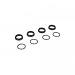 [TLR Racing] 16mm Shock Nuts, O-rings: 8B 3.0