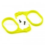 [TEAM LOSI] Team Losi Fuel Tank Lid Pull Set (Fluorescent Yellow) (2)
