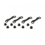 [ECX RC] Front/Rear Toe Plates w/Inserts: 1:10 4wd All