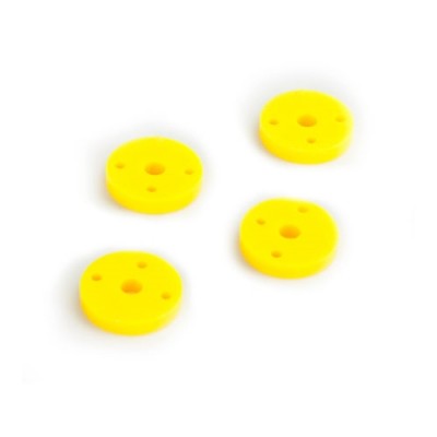 [�˾���ũ] ECX0878 [ECX RC] Shock Pistons Yellow 3 Hole:1/8 Revenge 4WD Buggy