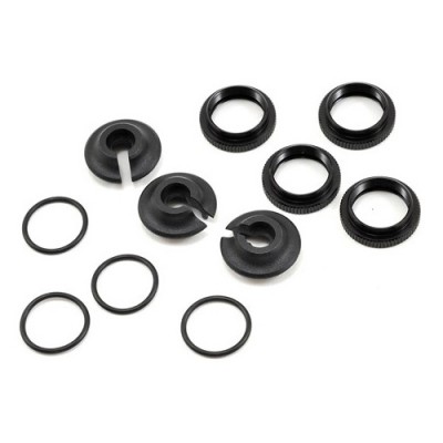 [˾ũ] ECX1987 [ECX RC] ECX V2 Shock Adjuster Nut, Spring Retainer Set