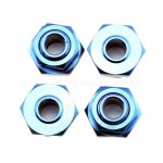 [TEAM LOSI] 20mm WHEEL HEX SET , BLUE - LST2,LST XXL