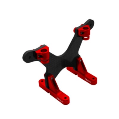 �˾���ũ 8ALOS005-R [RAKONHELI] Rakonheli CNC AL and CF Front/Rear Shock Tower (1) (Red) - LOSI 1/8 LST XXL2-E - LOSB2151 ���׷��̵� ��ǰ