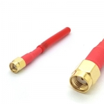 [RTS] Snow Man Red 5.8G VTx RP-SMA Antenna -  ׳ (RP-SMA Hole)