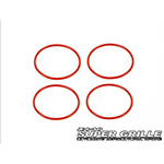 [SHR] X4-10P Super Grille - Metal Folding Hub Silicon Ring