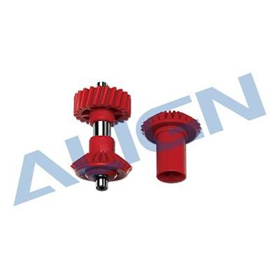 [�˾���ũ] H70G001BXW [Align] T-Rex700/800 EP M1 Torque Tube Slant Front Drive Gear Set(22T)