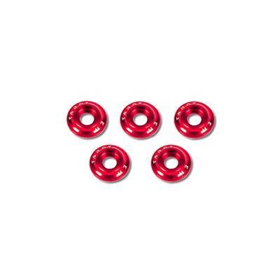 [�˾���ũ] TL2903-01 [TR] Metal Frame Washer Set (M3.0/RED/5pcs)