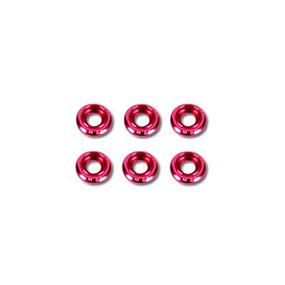 [�˾���ũ] TL2904-01 [TR] Metal Frame Washer Set (M2.5/RED/6pcs)